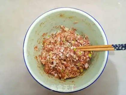 Make Fresh meat buns step 8