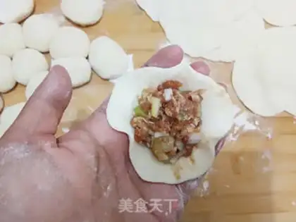 Make Fresh meat buns step 11