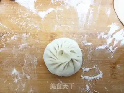Make Fresh meat buns step 12