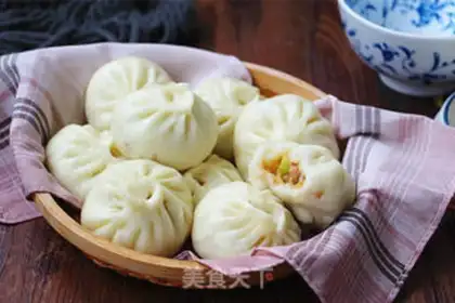 Make Fresh meat buns step 14