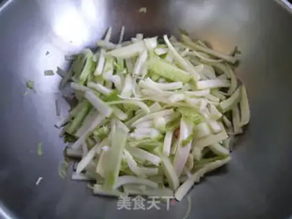 Make Ham sausage and cabbage step 2