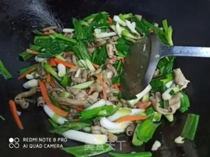 Make Garlic duck intestines step 6