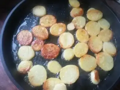 Make Spicy potato chips step 7