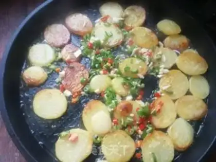Make Spicy potato chips step 9