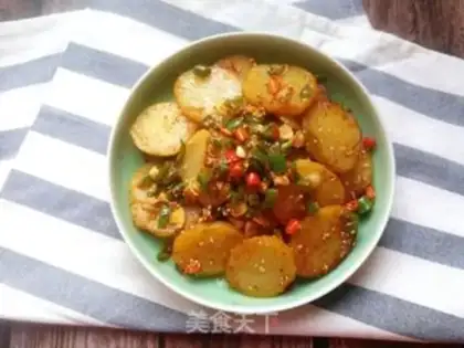 Make Spicy potato chips step 12