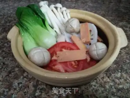 Make Sour soup, sour cow sauce, and weed step 9