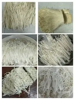 Make Golden fungus spinach step 1
