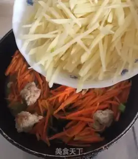 Make Double silk meatballs step 7