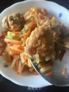 Make Double silk meatballs step 10