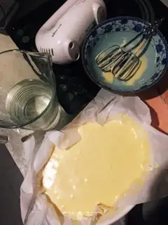 Make Pumping eggs, honeydew cake step 3
