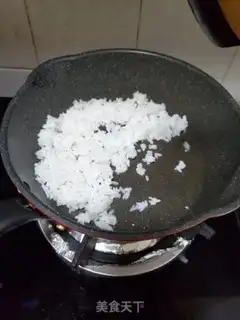 Make Eel fried rice step 2