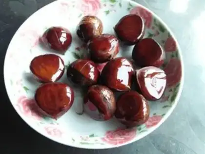 Make Honey roasted chestnuts step 1