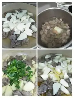Make Creaming beef step 5