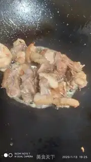 Make Tea mushroom chicken step 3
