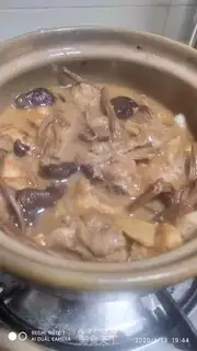 Make Tea mushroom chicken step 6