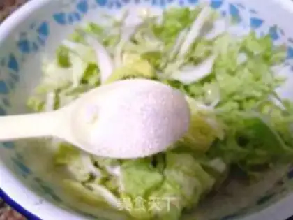 Make Swimming sugar and cabbage step 3