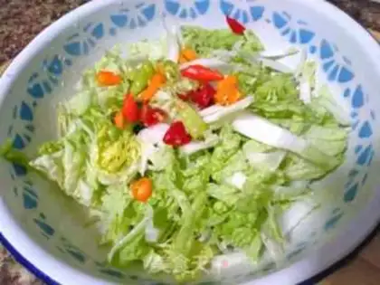 Make Swimming sugar and cabbage step 5