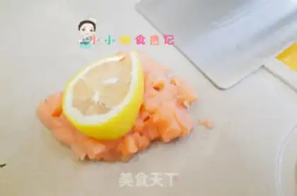 Make A salmon pasta step 1