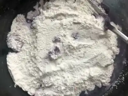 Make Potato rice cake step 1