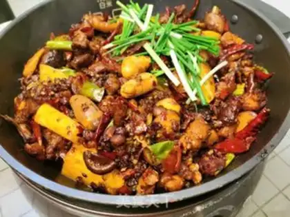 Make Spicy chicken step 17