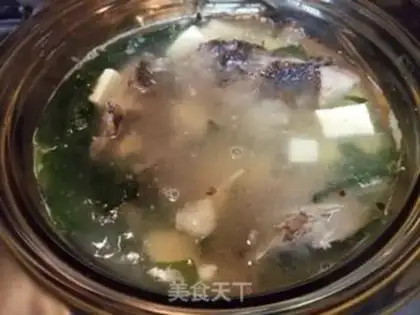 Make Fish head, tofu soup step 6