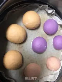 Make Colored buns step 3