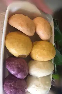 Make Colored buns step 4