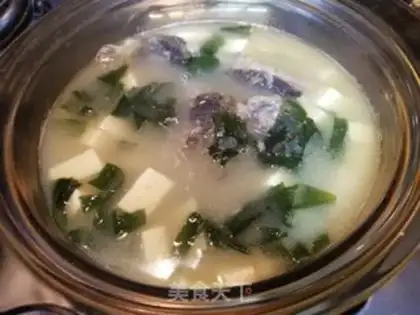 Make Fish head, tofu soup step 8