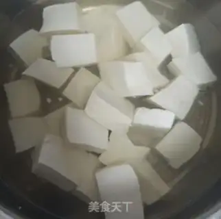 Make Crab mushrooms, tofu green step 2
