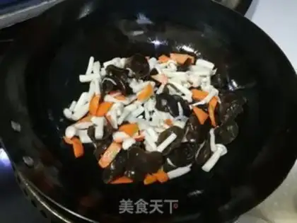 Make Seafood mushrooms step 5