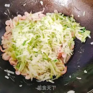 Make Radish shrimp step 3
