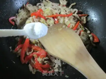 Make Cream peppers, scrawny sauce step 7