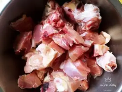 Make Spicy chicken step 1