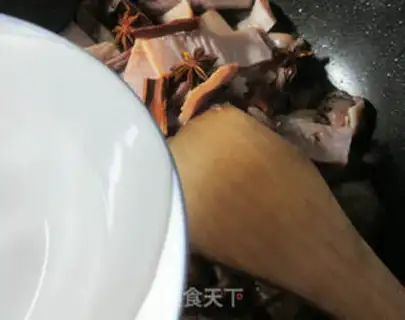 Make The beefballs have fried squid step 8