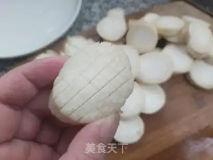 Make Apricot mushroom step 2