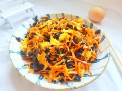 Make Carrot, black-mucked eggs step 7