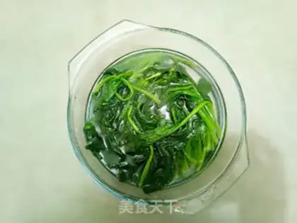 Make Spinach platter step 2