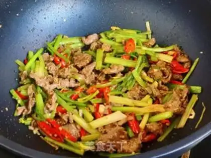 Make Celery beef step 8