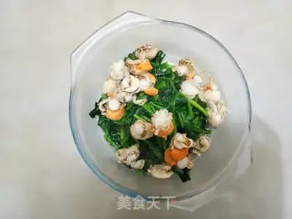 Make Spinach platter step 6