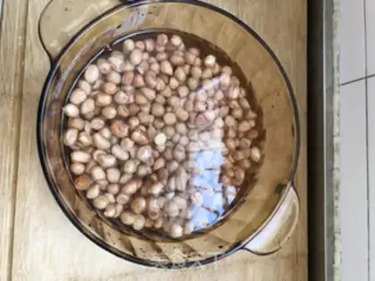 Make Five peanuts step 1