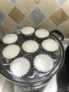 Make Steamed rice cake step 10