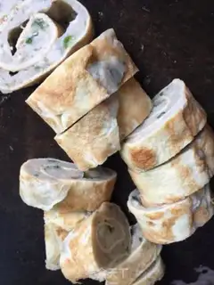 Make Fried omelet step 1