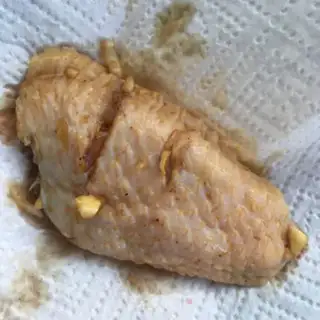 Make Garlic fried chicken wings step 6