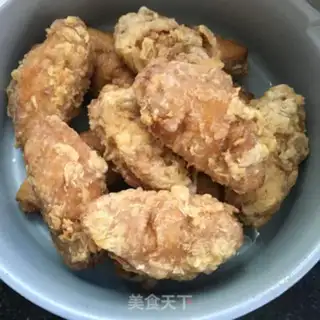 Make Garlic fried chicken wings step 10