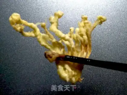 Make Fries of golden mushrooms step 7
