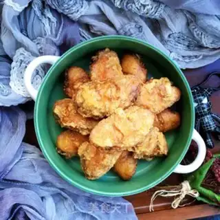 Make Garlic fried chicken wings step 13