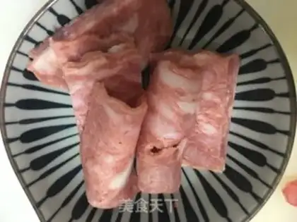 Make Bacon pizza by ham step 4