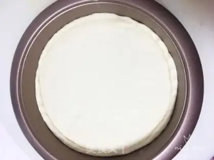 Make Bacon pizza by ham step 9