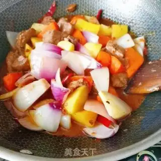 Make Shrimp and tofu step 1