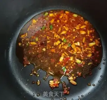Make Garlic spicy spicy, gibberish mushrooms step 4